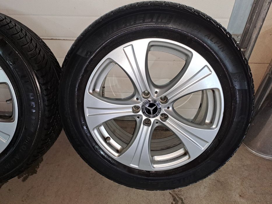 Roți iarnă mercedes glc R18, anvelope Michelin