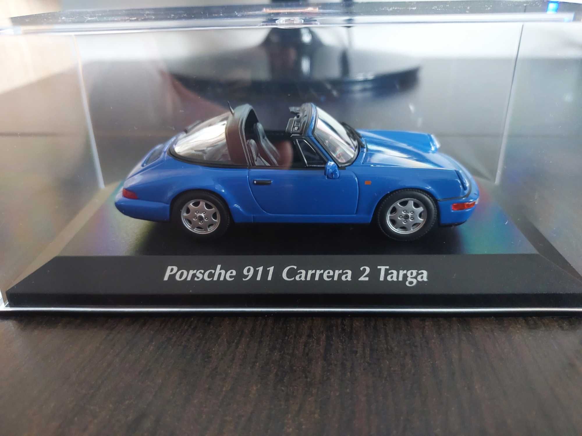 Macheta PORSCHE 911 (964) CARRERA 2 TARGA 1991 - Minichamps, 1/43.