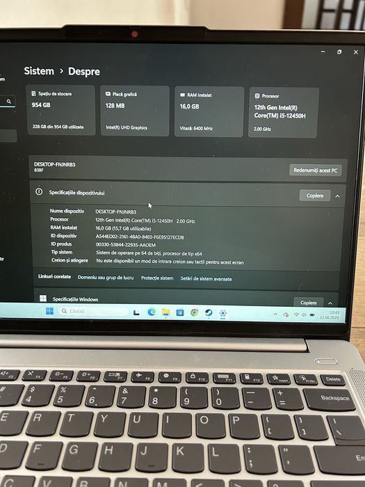 Laptop Lenovo IdeaPad Slim 5 14IAH8 - Type 83BF