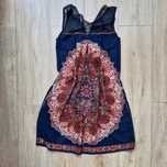 Rochie de vară Larisa Dragna – S, imprimeu oriental, cu buzunare