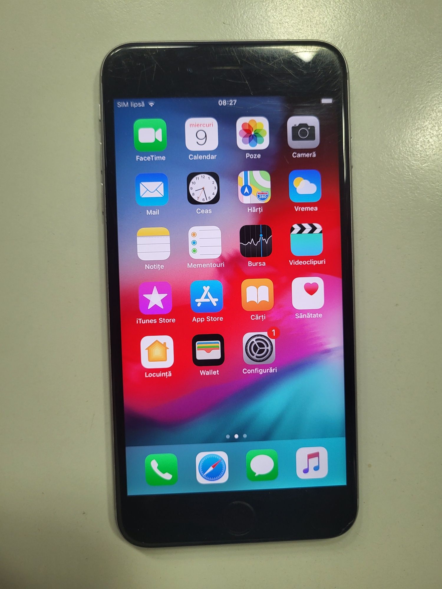 Iphone 6S Plus 64GB btt100% SpaceGray Neverlook Impecabil ca Nou