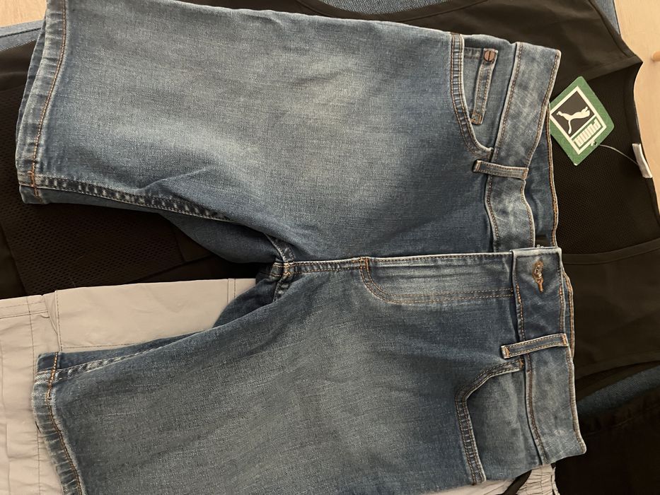 Нови дънкови панталонки River Island, S-М размер
