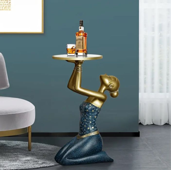 Masuțǎ de cafea tip statuetǎ