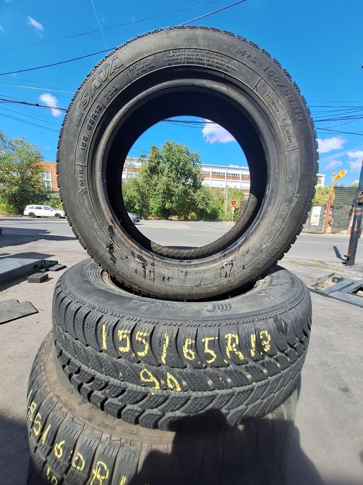2 anvelope iarna 155/65r13 Sava Montaj Gratuit