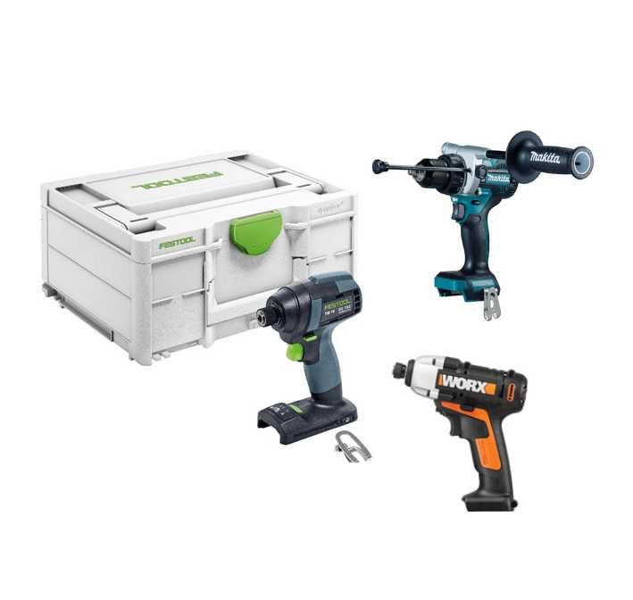 SALE! НОВИ Festool, Makita, Worx - ударен импакт винтоверт, гайковерт