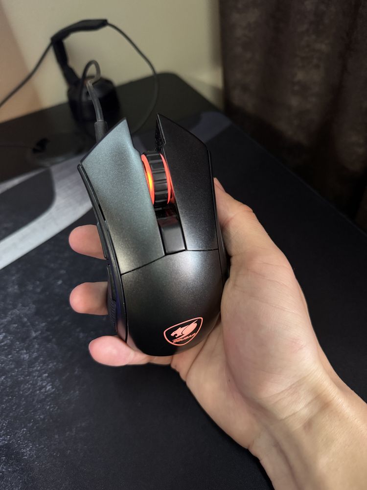 Геймърска мишка Cougar Revenger S + Bungee Bunker