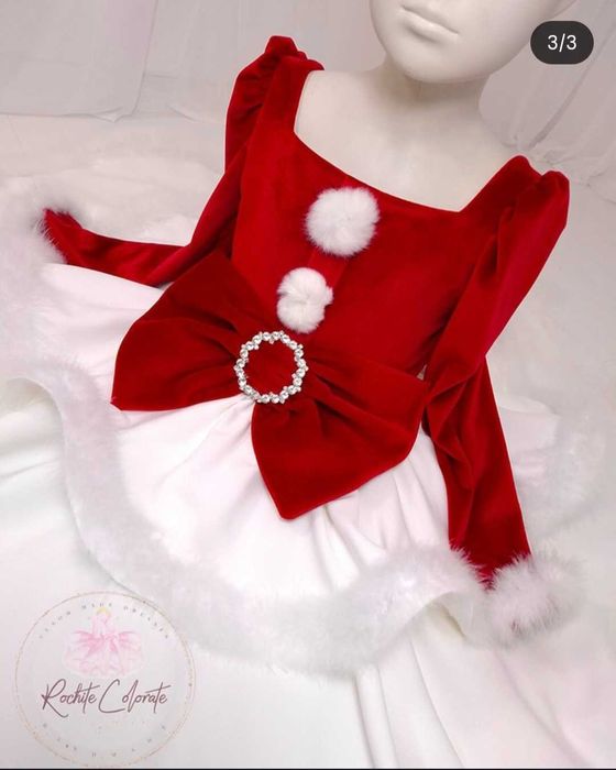 Rochita de Craciun pentru fetite