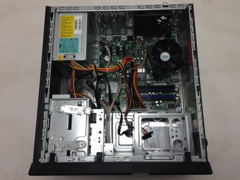 Unitate, PC, Sistem, Calculator HP, Quad Core CAD, gaming 8GB DDR3