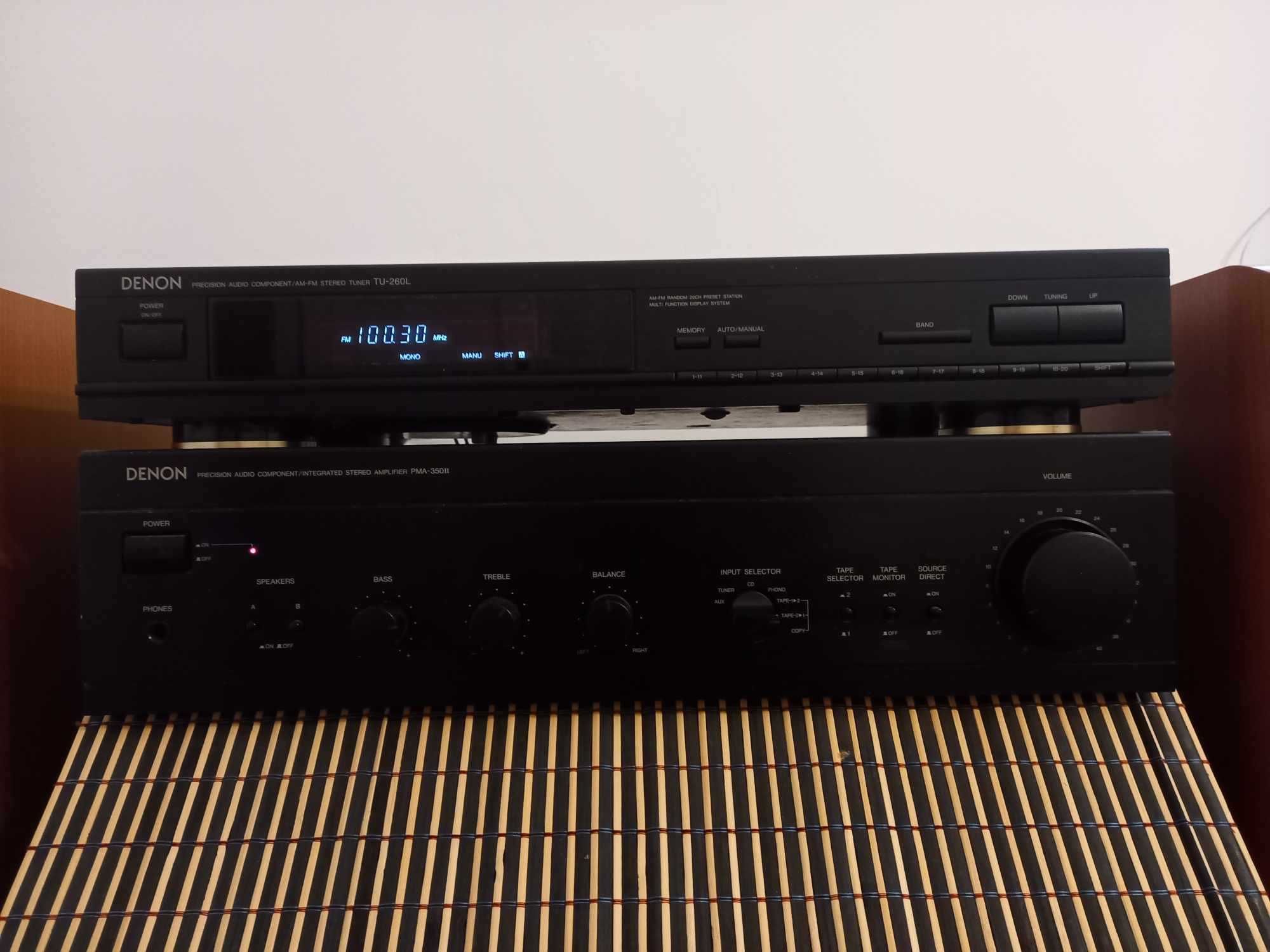 Denon и KEF Q55 Усилвател Тунер и Колони