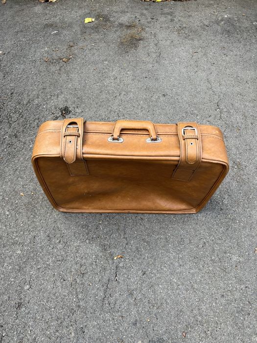 Geamantan vintage piele maro