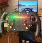 Volan F1 Logitech G29&G920 (Padele,butoane si Rev Light Bar)