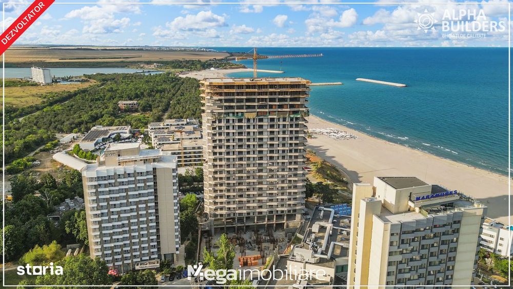 #Olimp Tower by Alpha Builders: Apartament cu 2 camere la plajă