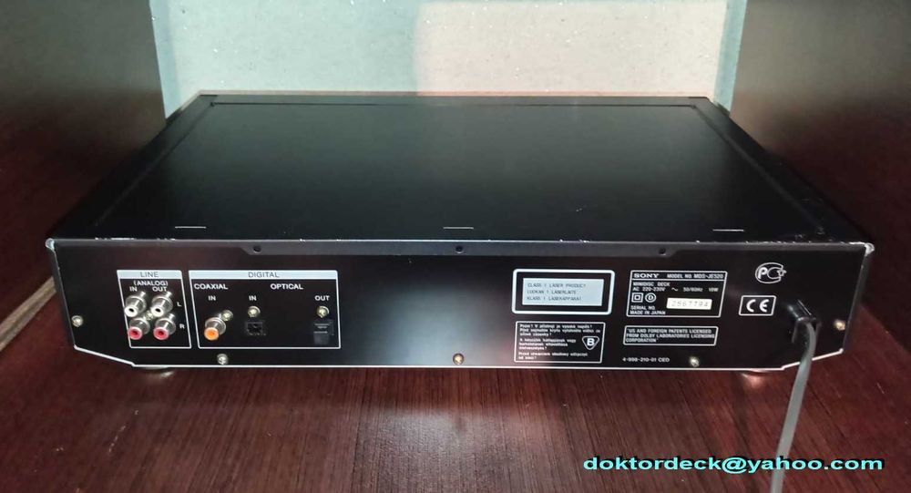 minidisc SONY MDS-JE520 cu tel. originala