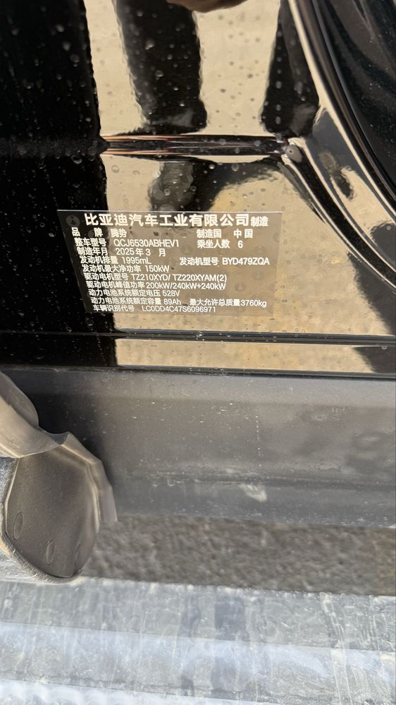 DENZA N9 PHEV Gibrid 2025 yil