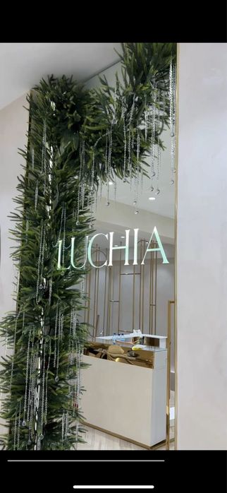 Бусы для декора новый год