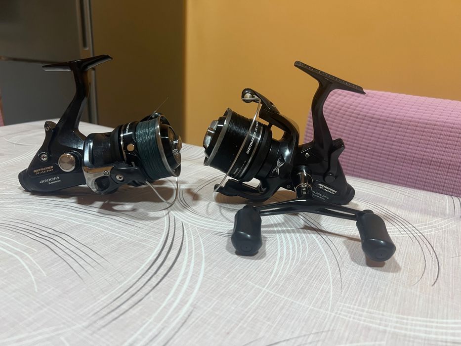 2 x Shimano aero 4000 FA baitrunner