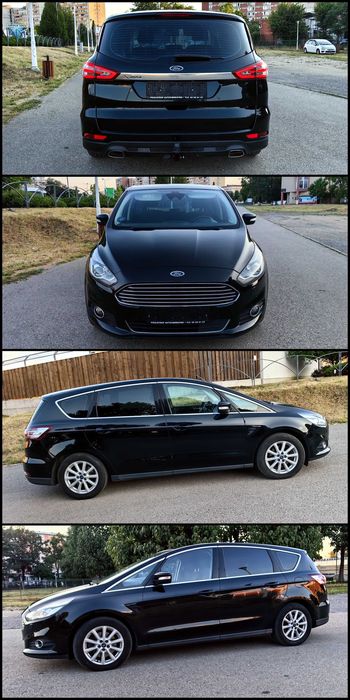 Ford S-Max, 209cp, 7 locuri, Pre-collision si Lane/Side Assist, Keyles