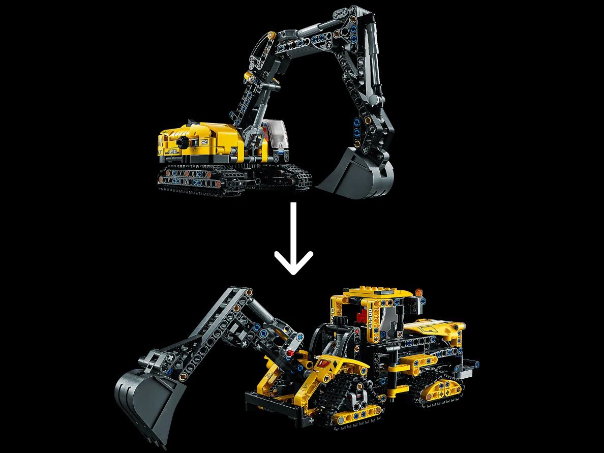 Продавам LEGO Technic Heavy-Duty Excavator 42121