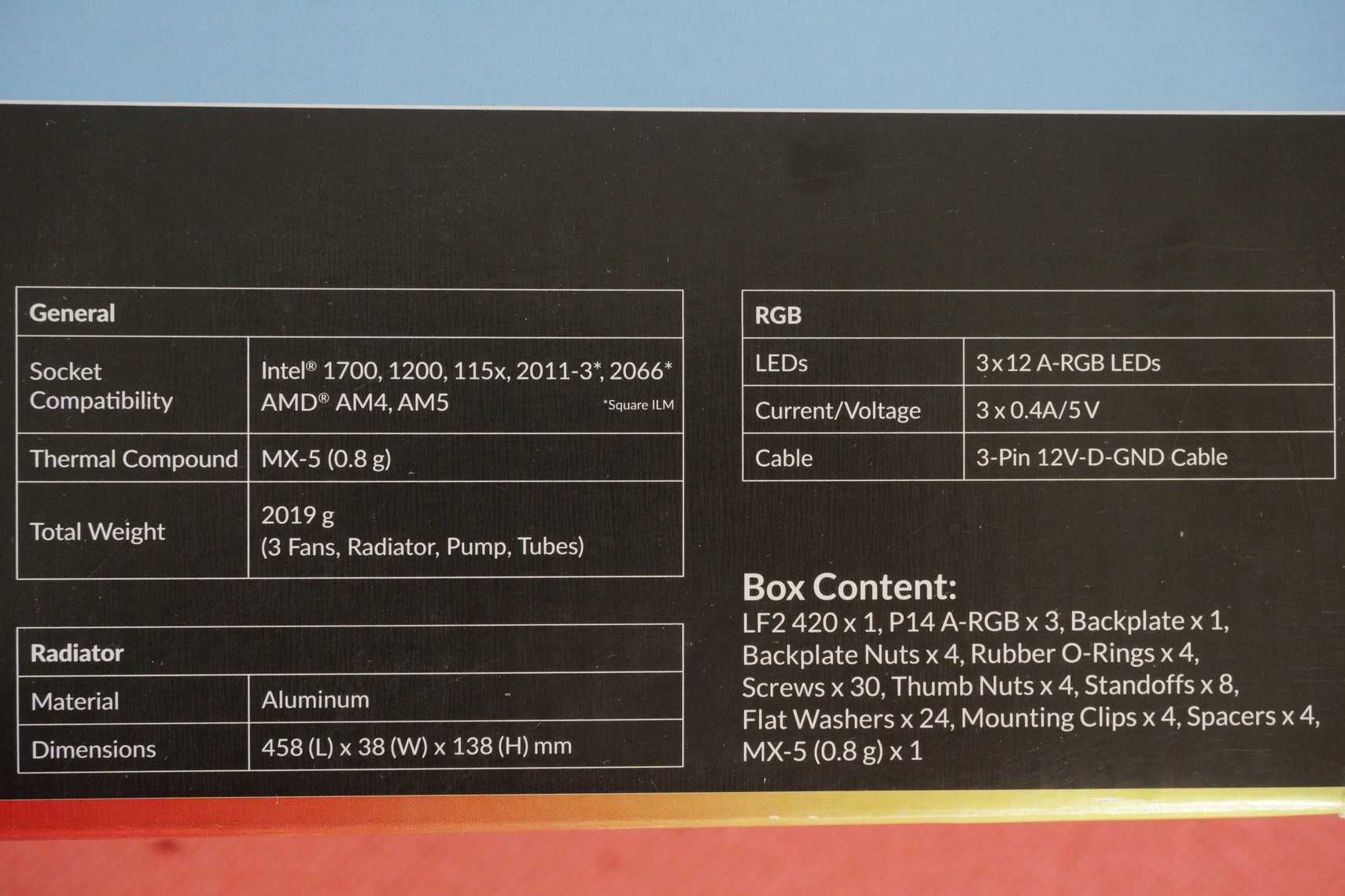 [AM5/LGA1700] Arctic Liquid Freezer II 420 A-RGB Водно охлаждане AIO