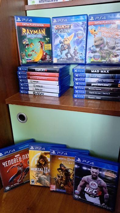 Игры на сони 3 и 4 Диски