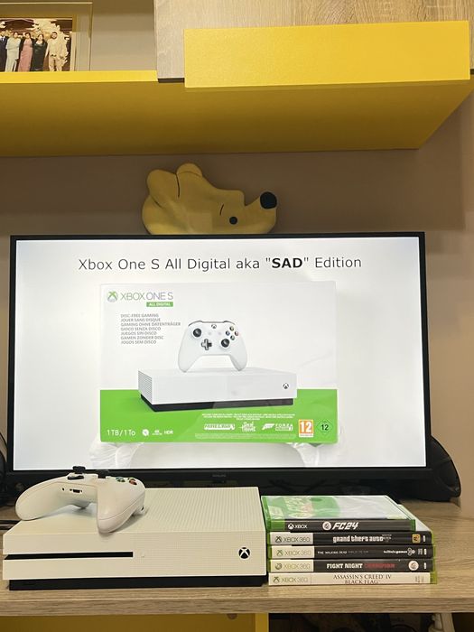 Xbox one s в супер състаяние с много хубави игри