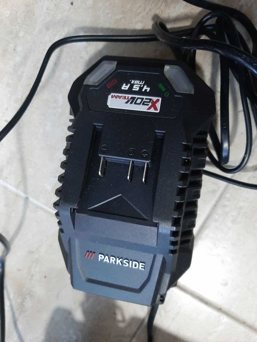 Нов Ъглошлайф на батерия Parkside PWSA 20-Li, Пълен Комплект