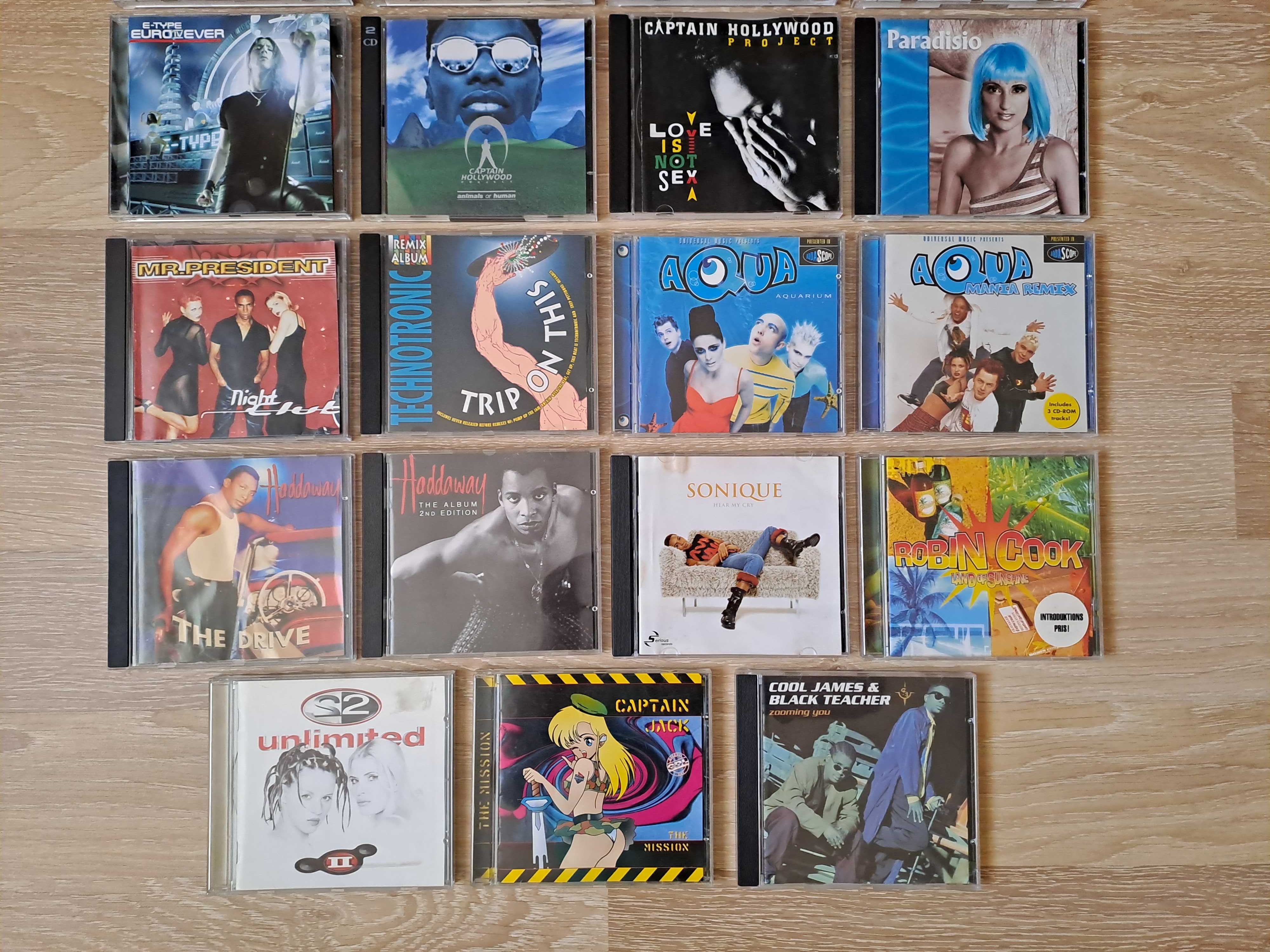 Colectie 10 CD Albume originale Euro-House, Electronica