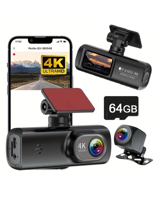 Camera fata si spate video de bord auto 4K UHD ~ Black Friday ‼️