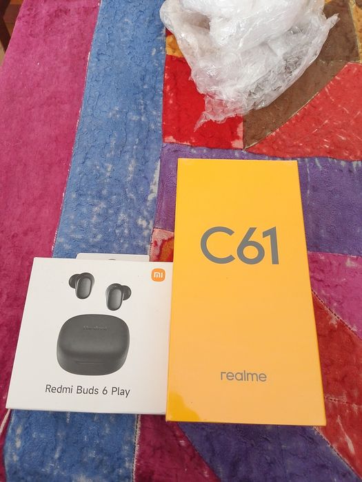 Новый Realme c 61 256 гигабайт не опечатанный