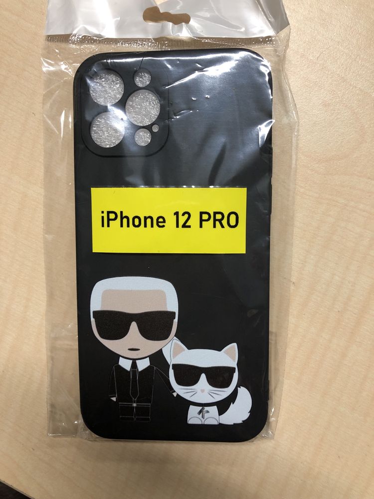 Луксозен Кейс за iPhone 12 pro Phone Case, черен