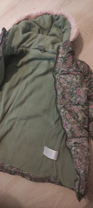 Много запазено зимно яке за момиче с размер 122см