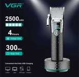 Професионален Vgr акумулаторен тример - водоустойчив