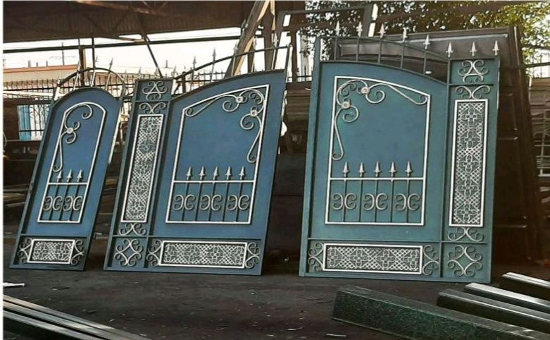 Ворота готовые..