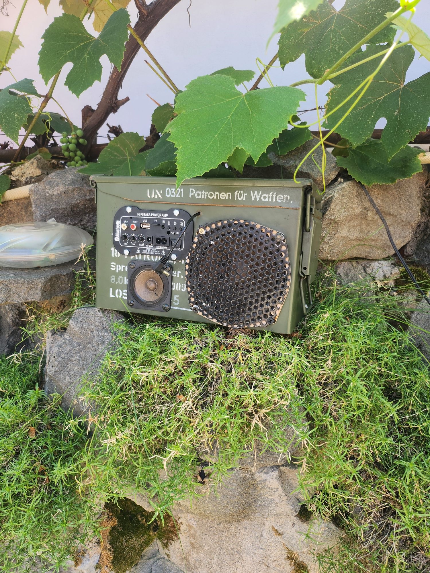Boombox, radio Bluetooth, handmade, unicat, boxa portabila, idee cadou