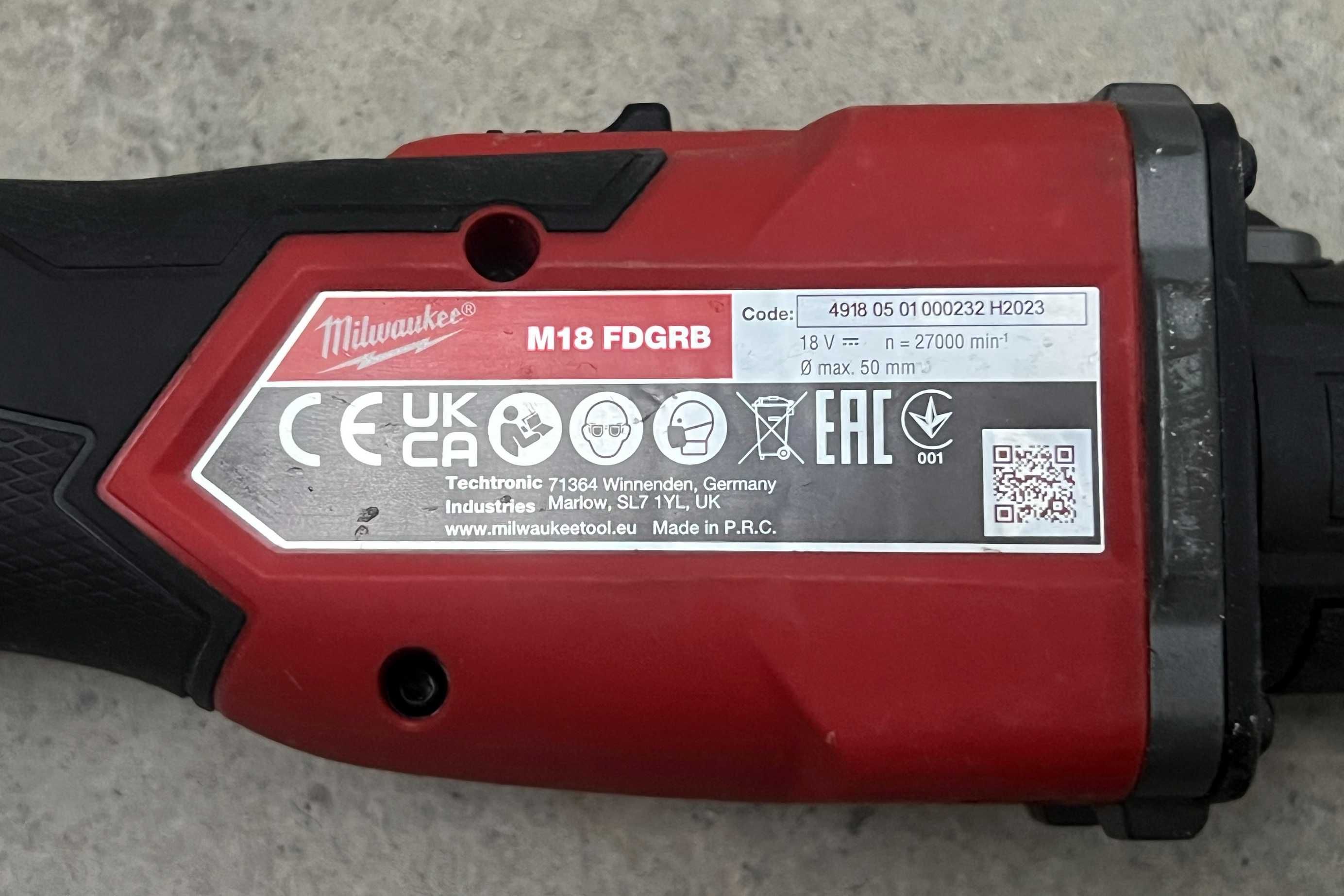 Polizor drept Milwaukee M18 FDGRB - corp