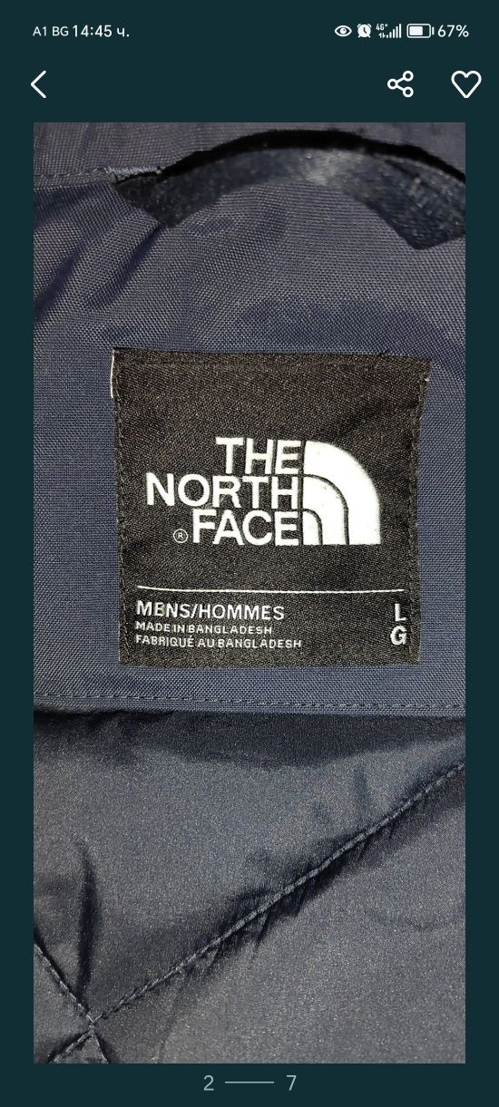 The North Face парка размер L