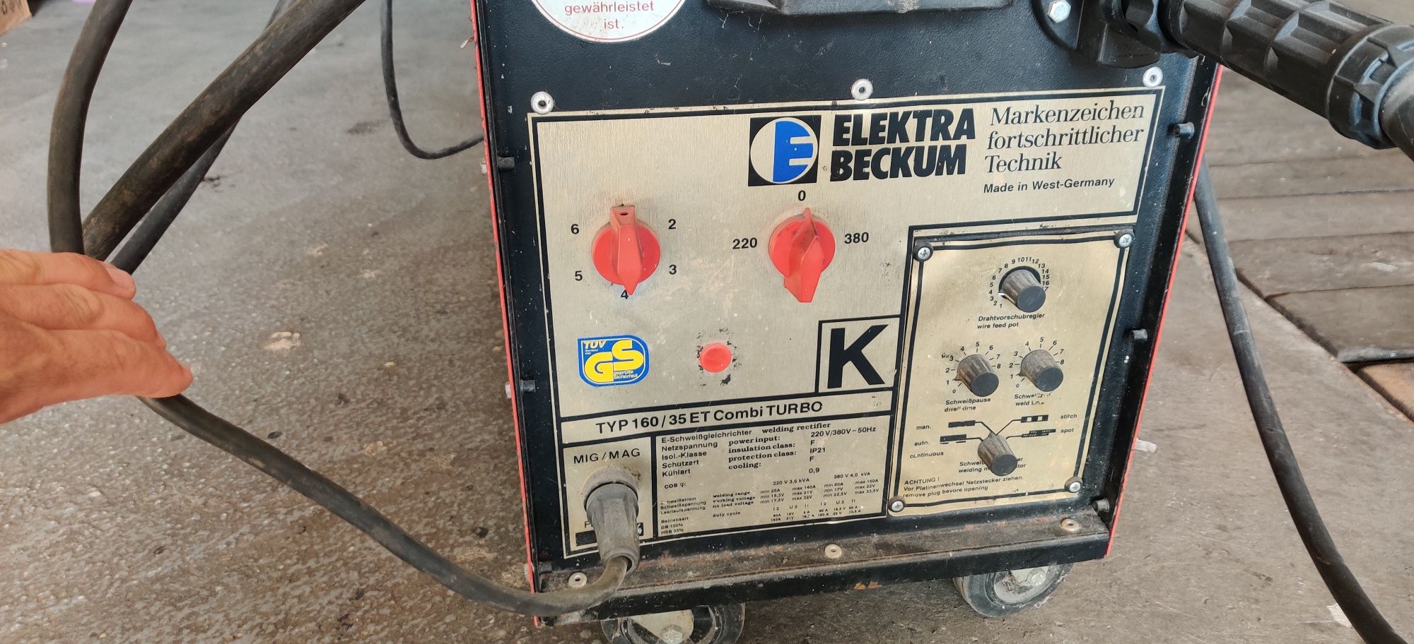 Aparat sudura mig mag elektra beckum