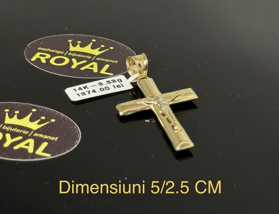 Bijuteria ROYAL : Pandantiv AUR 14K / 3.33 GR