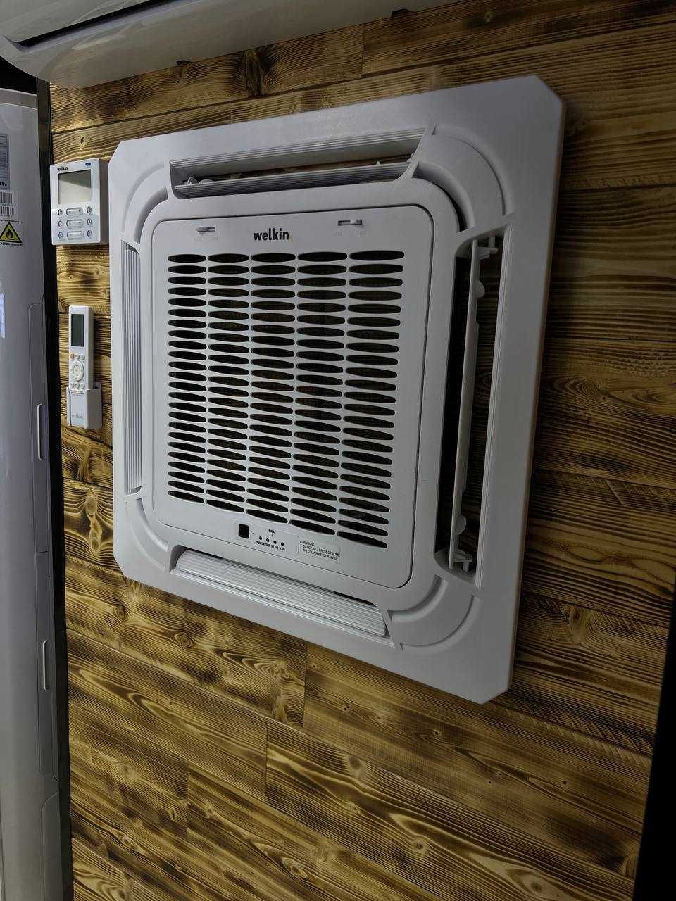 Кассетный кондиционер Welkin KAS 12 000 Btu ON/OFF + Low Voltage