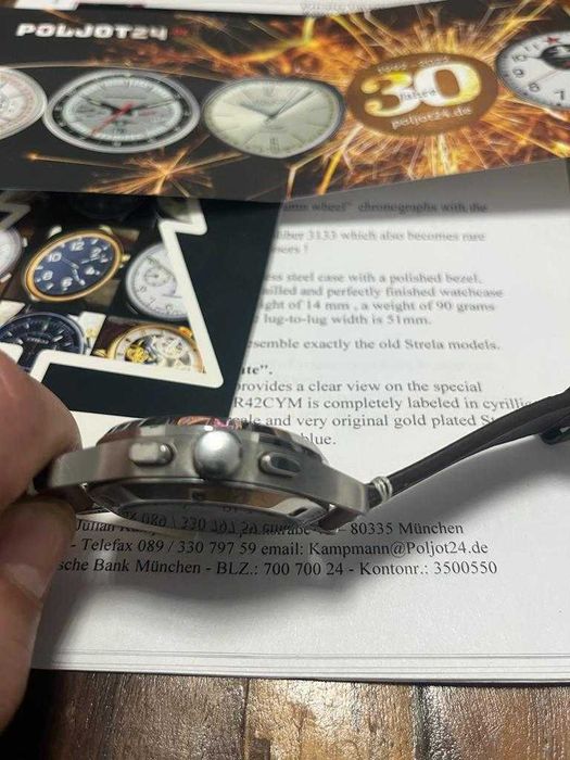 Ceas Strela Cronograf TR42CYM 42mm