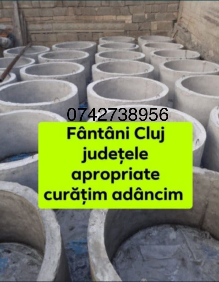 Fantanar puțuri fântâni curățare adâncesc dezinfectez