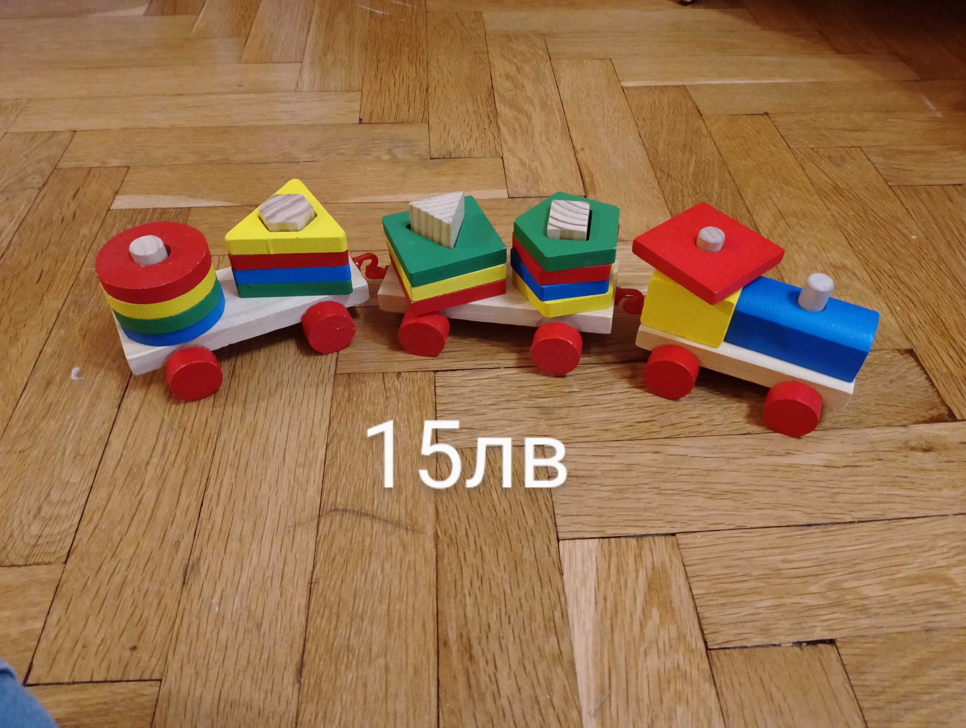 Дървени играчки,пъзели,писти,сортери