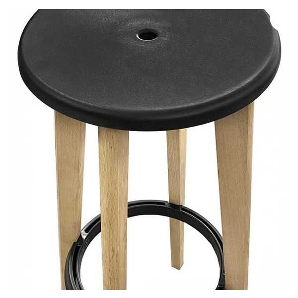 Декоративен бар стол Mercado Trade, Дърво, Кафяв