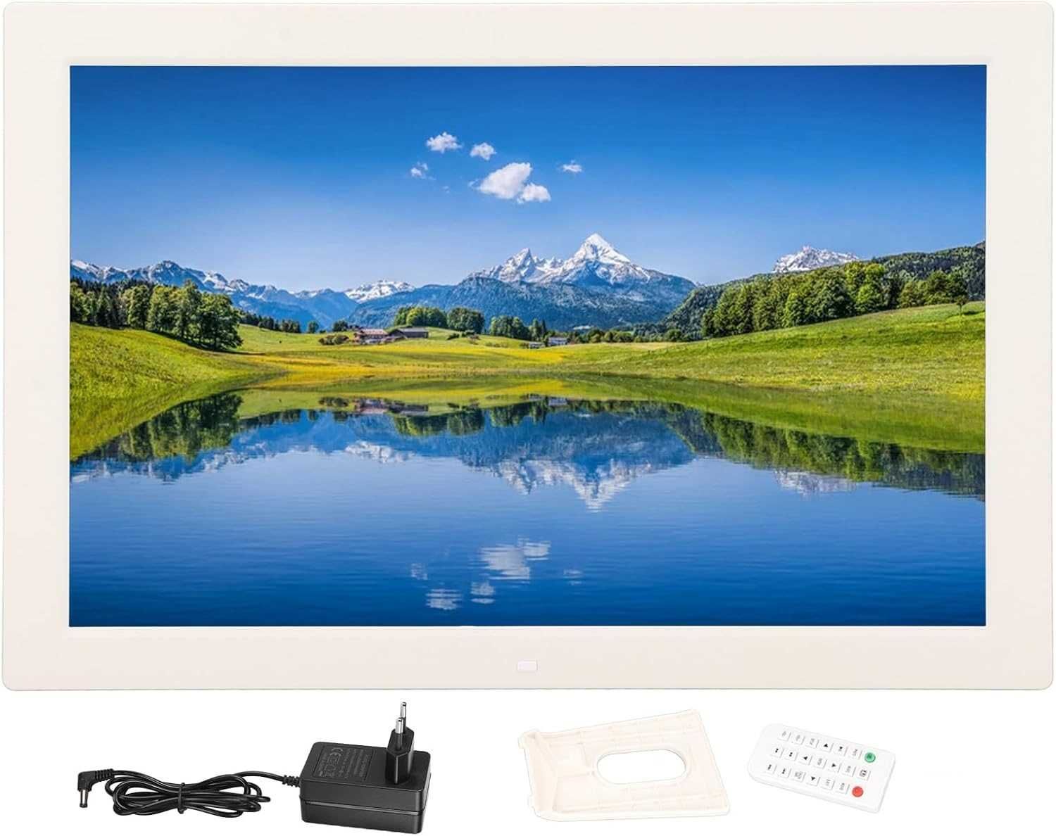 Цифрова фоторамка ZOLL, 17 инча бяла 1440x900 LED HD
