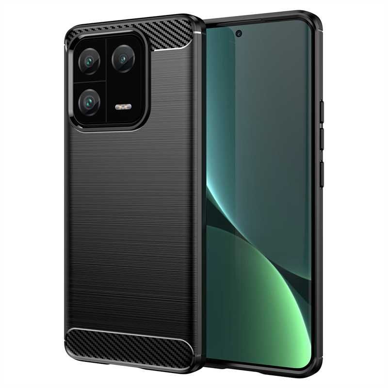 Xiaomi 13 / 13 Pro / 13 Lite - Удароустойчив Кейс Гръб CARBON