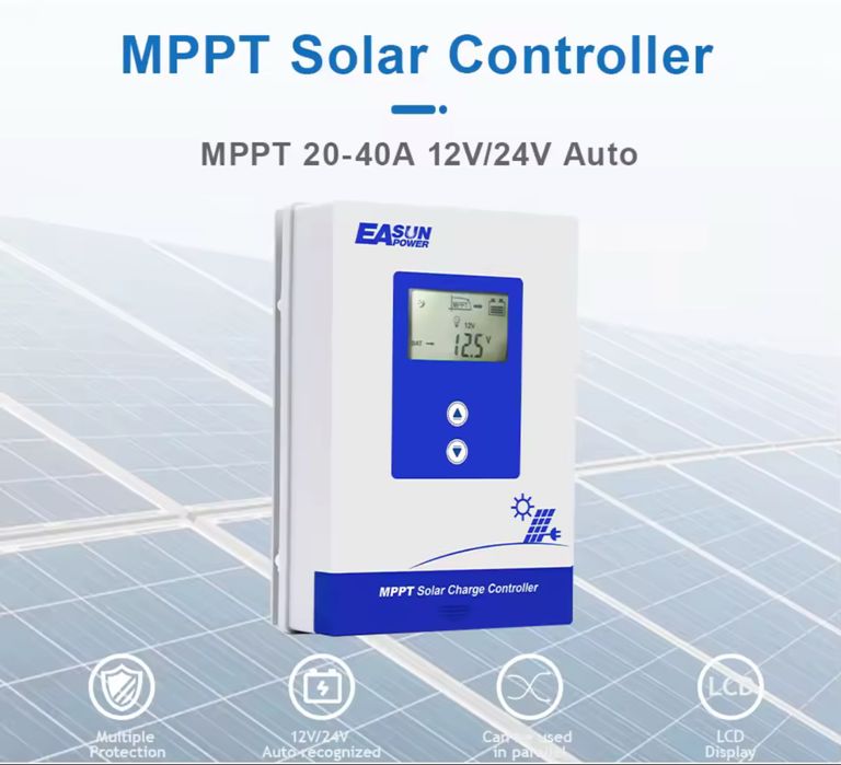 Нов 40A MPPT соларен контролер EAsun – 12/24 V, 40A