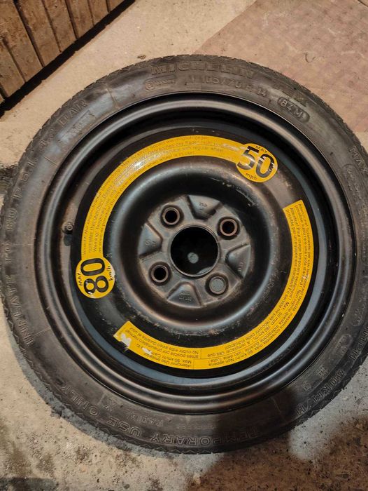 Резервна гума тип патерица 4х100