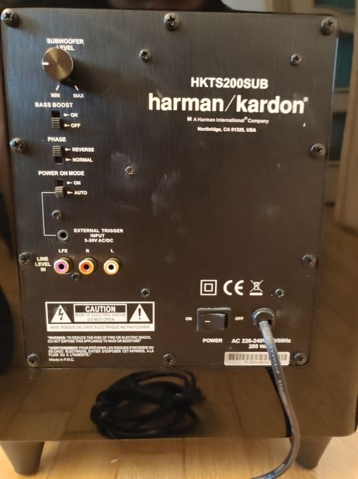 Sistem 5.1 Harman Kardon HKTS 16 cu amplificator AVR 151S cu HDMI ARC.