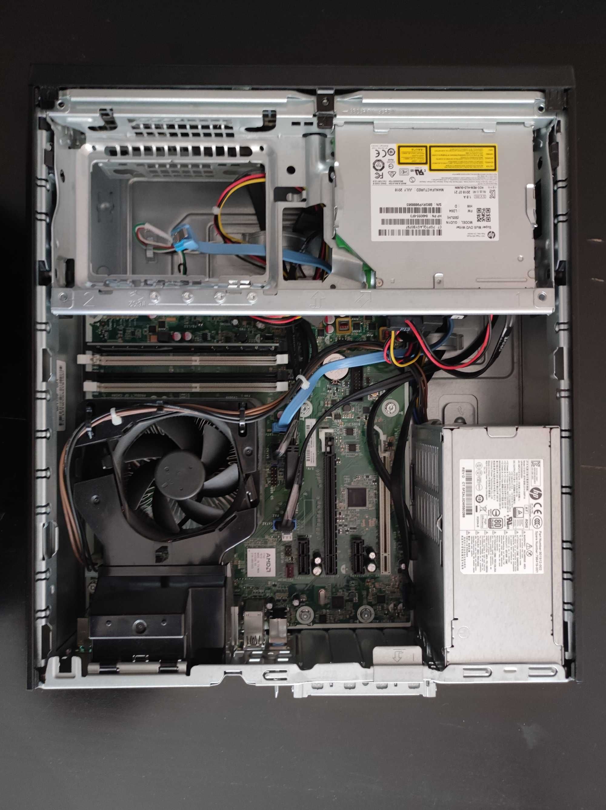 Компютър HP EliteDesk 705, G3 AMD A12-8870, 256GB SSD, 8GB DDR4, SFF