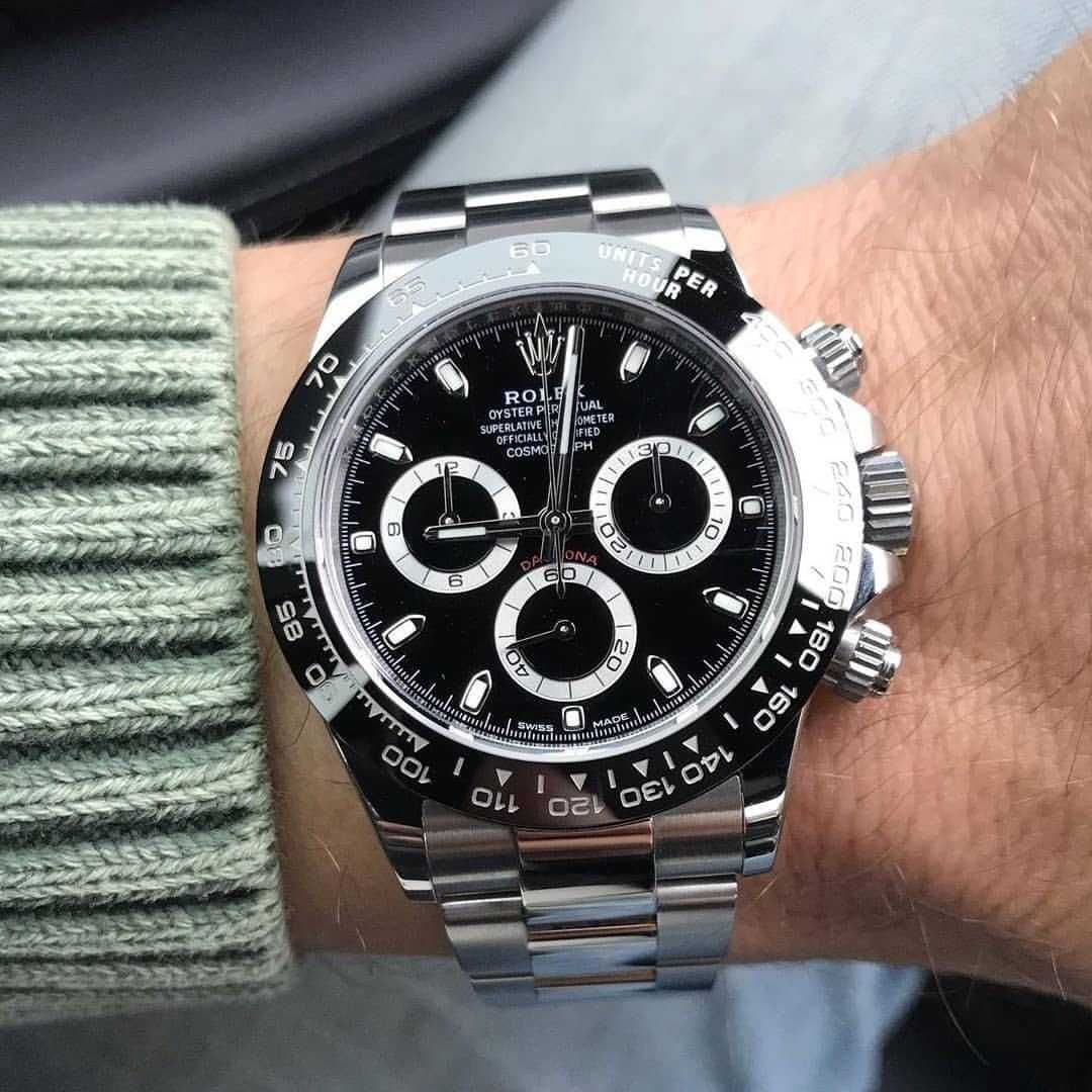 Часовници Rolex Daytona сребрист/черен